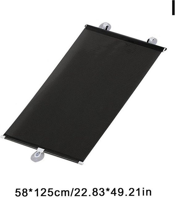 Usefully Sonnenschutzrollos aus PVC und Metall, automatische einziehbare Beschattungsvorhänge mit UV-Schutz, Wärmedämmung und Schalldämmung für Schlafzimmer, Wohnzimmer, Küche oder Auto - Bild 1