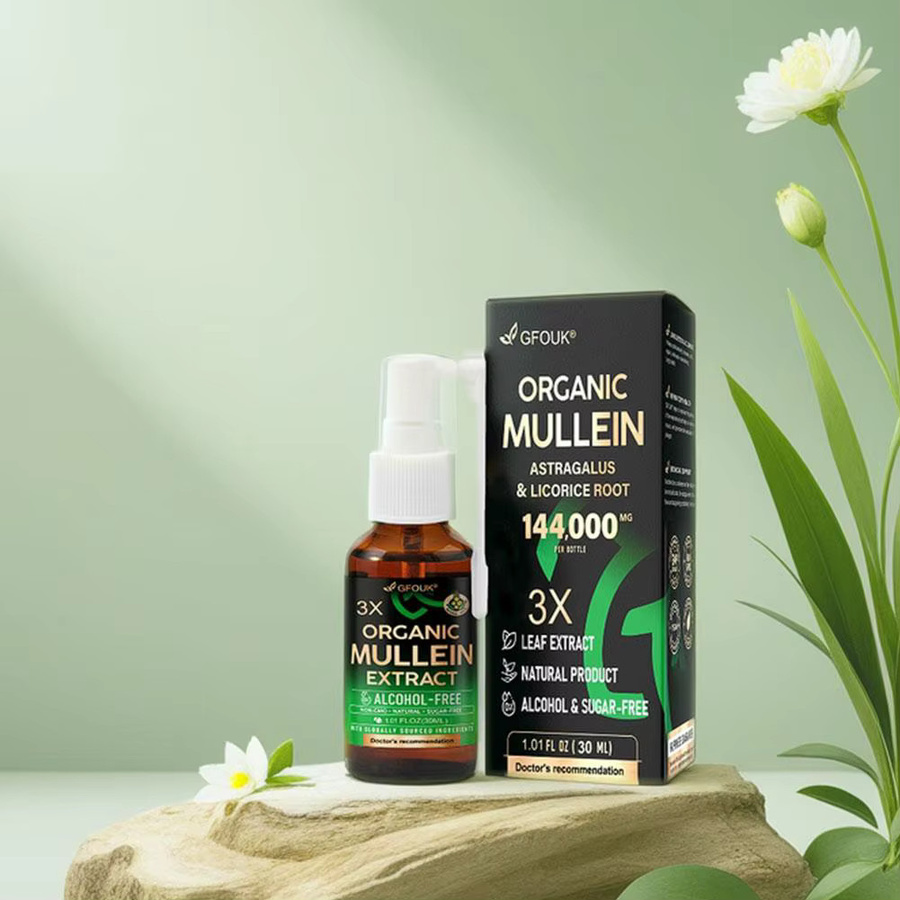 GFOUK Bio-Königskerzenextrakt-Spray, Alkoholfrei, Zuckerfrei - Bild 4