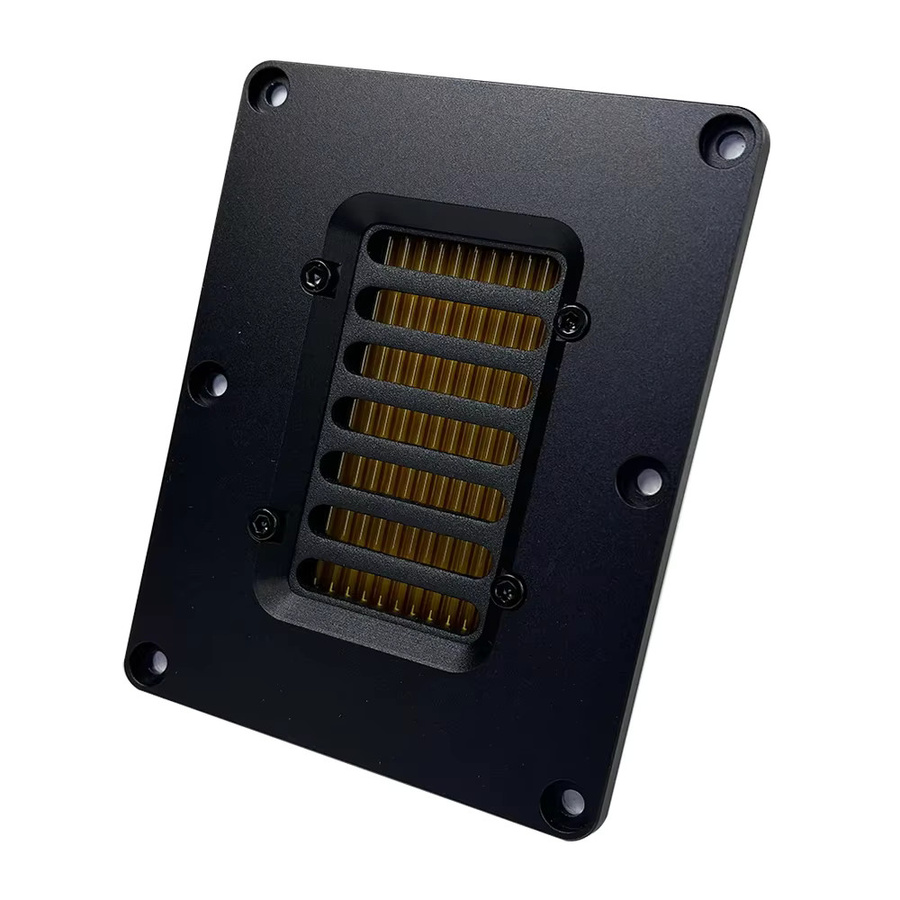 Samtronic 9B Hochleistungs-Bändchenhochtöner AMT-Transformator mit 60W in Schwarz und Gold für HiFi und PA Audio - Bild 3