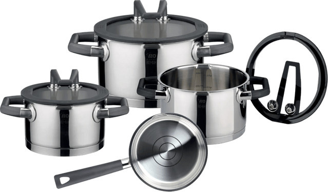 ELO Premium Rondello Topfset 4-teilig, Silber, Stockpot - Bild 1