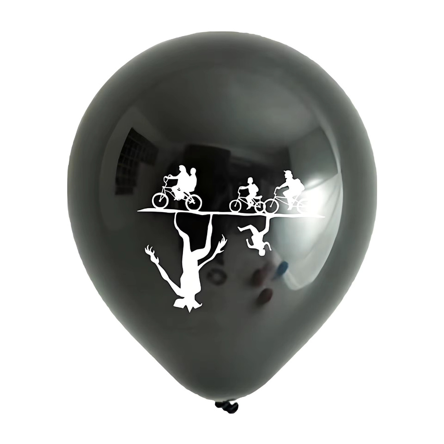 10 Stück Cartoon Strange Story Folienballons und Latexballons mit Fleischfressender Blume für deine Halloween- und Geburtstagsparty-Dekoration - Bild 2