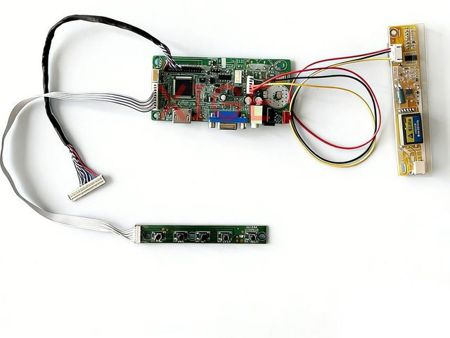 Display Drive Controller Board Kit für HSD150PX17 HSD150PX16 HSD150PX14 HSD150PX15 mit VGA und HDMI, Auflösung 1024x768, 30 Pin LVDS, 1-CCFL, Multicolour - Bild 1
