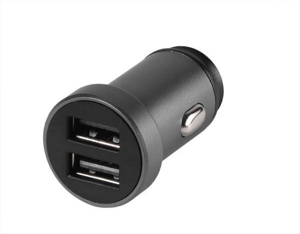 Vivanco Dual Kfz Ladegerät mit 2x 12W USB-A Anschlüssen in Schwarz - Bild 1