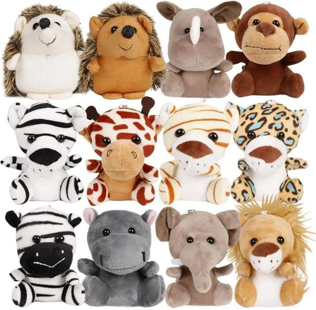 Toys D Safari-Plüschtiere, Dschungeltiere, 12-36 Stück, ab 14 Jahren - Bild 1