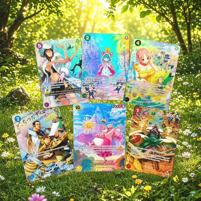 One Piece Proxy-Karte OP06 Wings of The Captain Sp-Karte, Englische Version, Texturierte und Holografische TCG Anime-Sammelkarte - Bild 1