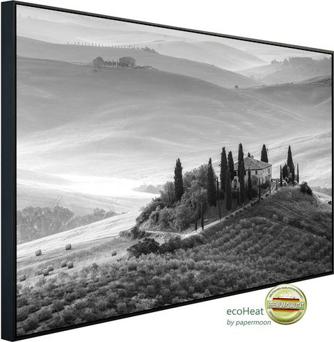papermoon EcoHeat Infrarotheizung Italien Landschaft mit Matt-Effekt in Bunt, App-Steuerung und Überhitzungsschutz - Bild 1
