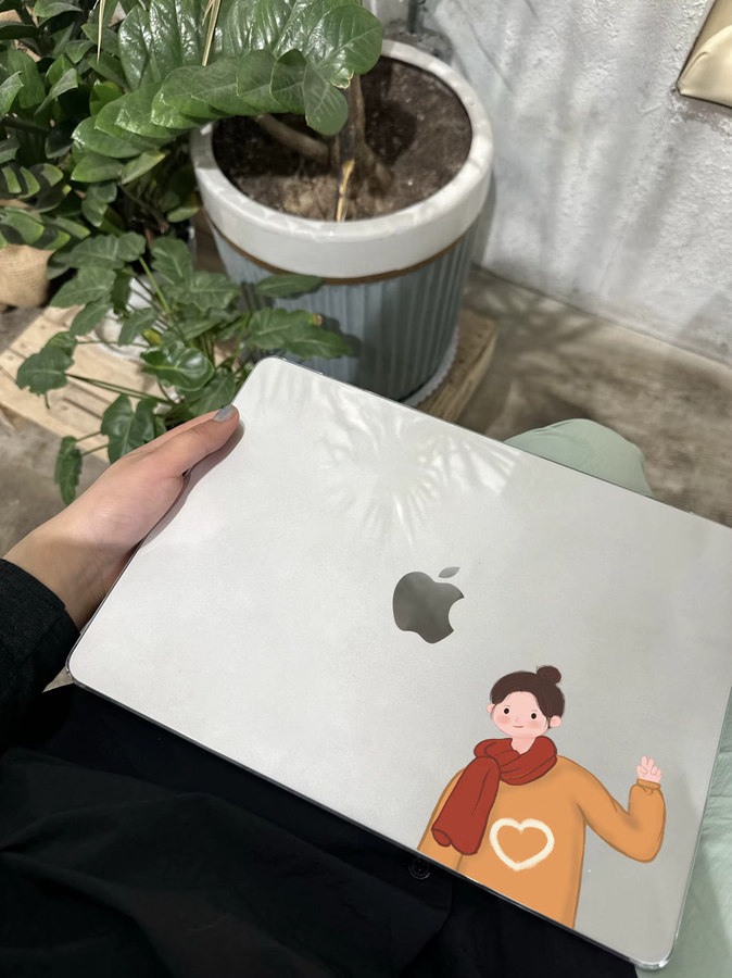 SZEGYCHX Niedrige Mädchen Laptophülle passend für MacBook Air und MacBook Pro 13 14 15 16 Zoll M1 M2 M3 M4 Modelle - Bild 2
