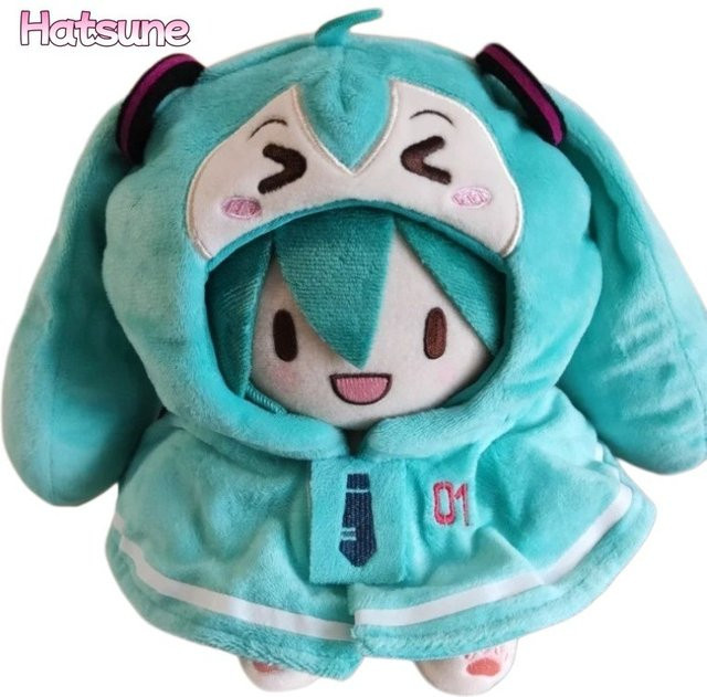 Hatsune Miku Mini-Schal-Mantel, Puppenkleidung, 20 cm - Bild 1