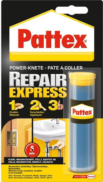 Pattex Power-Knete Repair Express in Blau, 48 g - Bild 1