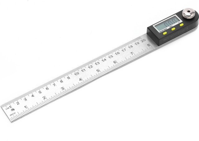 Sonoff 2-in-1 Digitaler Winkelmesser aus Edelstahl mit LCD-Anzeige, 0-360 Grad, Grau - Bild 1