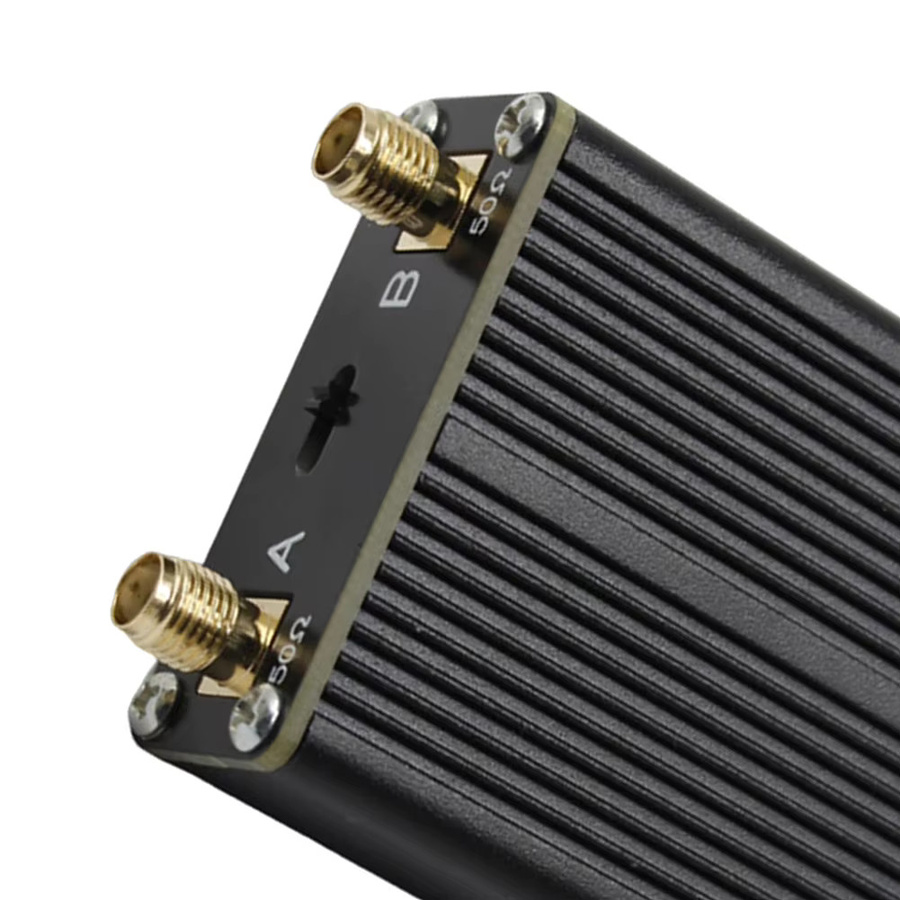ALLOET 1-zu-2 RF-Schalter aus Aluminiumlegierung für SDR-Transceiver, 10W, DC-500MHz, Schwarz - Bild 4