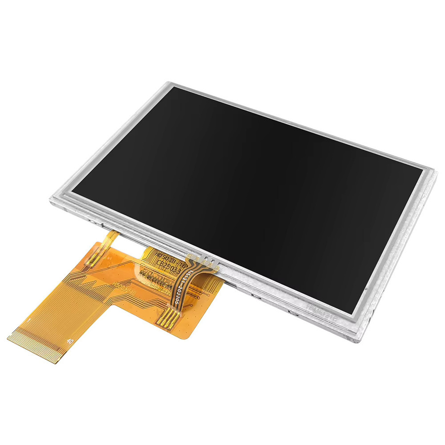 UICPAL 5-Zoll TFT-LCD Anzeigemodul mit HD-Auflösung 800 x 480 RGB IPS, 40Pin, ILITTEK-Treiber und kapazitivem Widerstand-Touchscreen in Schwarz - Bild 2