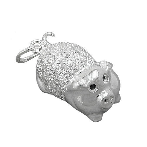Colfem Anhänger Schweinchen, 925 Silber, Unisex - Bild 1
