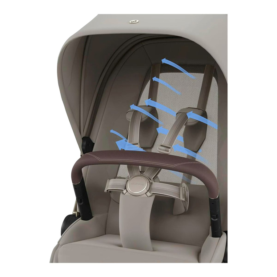 Maxi-Cosi Premium Kinderwagen Fame Kombiwagen in Grau - Bild 2
