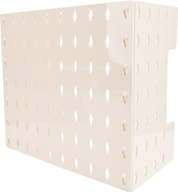 KaiSai Lochwand Wandmontiertes Multifunktions-Lagerregal zur Rohrabdeckung für Gas- und Wasserheizer, Farbe: Weiß, B/T/H: 100 x 40 x 0,3 cm - Bild 1