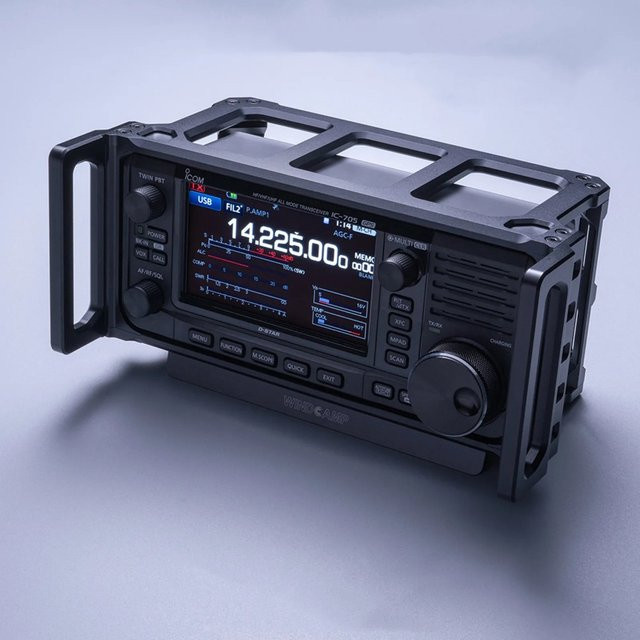 Windcamp ARK-705 Shield Case Tragekäfig für ICOM IC-705 Amateurfunk Kurzwelle in Schwarz - Bild 1