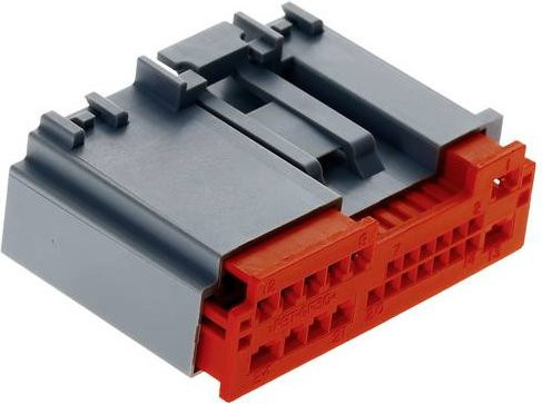 Molex Buchsengehäuse-Kabel 2 Reihen in Grau und Multicolour - Bild 1