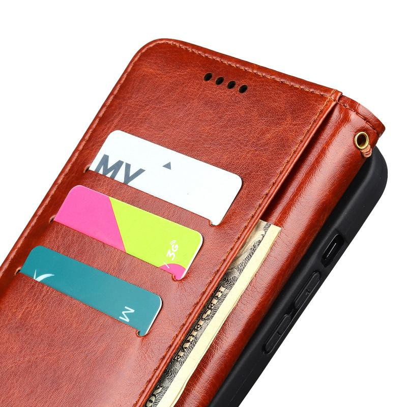 BONUMUM Klapphülle für Ulefone Armor 22 Business Lederhülle mit Magnetständer und Kartenfächern - Bild 1