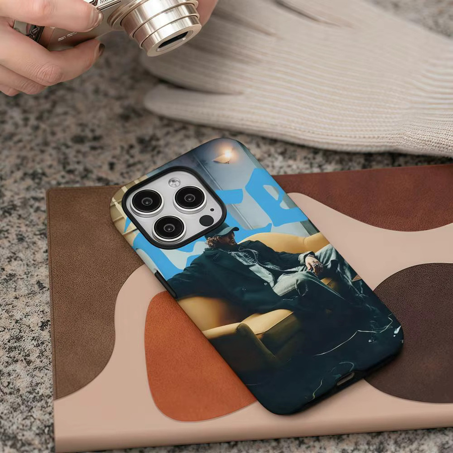 James A-Arthur Pisces Handyhülle für iPhone 17 16 15 14 13 12 Pro Max Plus in Weiß und Multicolour mit glänzender HD-Doppelschicht-Flüssighartschale - Bild 5