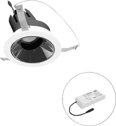 EVN LED-Deckenstrahler F02R11AM1330L24D in Weiß, rund und verstellbar - Bild 1
