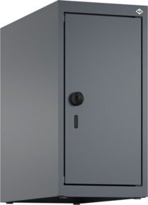 C+P Aufsatzschrank 7016/7016 mit Sicherheits-Drehriegel und 1 Abteil, Anthrazit/Grau, B: 50 cm, H: 50 cm, T: 25 cm - Bild 1