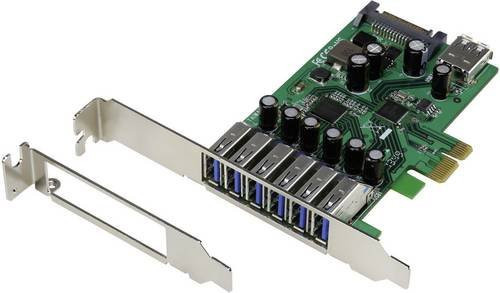 Renkforce USB-A PCIe Controllerkarte mit 6+1 USB 3.2 Gen 1 Ports - Bild 1