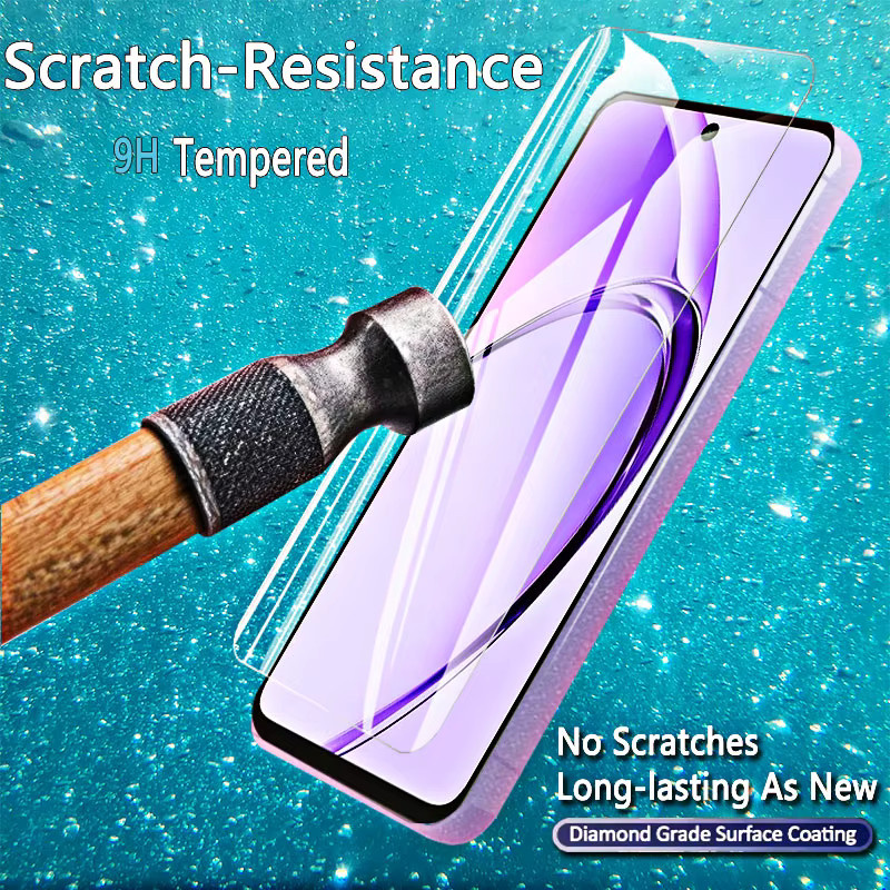 Displayschutzfolien aus gehärtetem Glas für Oppo A40 4G, 6,67 Zoll, transparent, kratzfest und fingerabdruckresistent - Bild 3