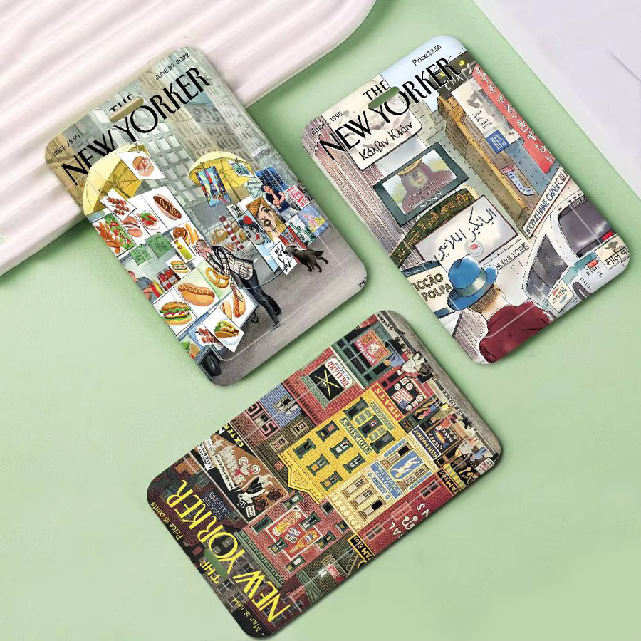 The-New-Yorker Classics Kartenhülle mit Schlüsselband, Unisex - Bild 2