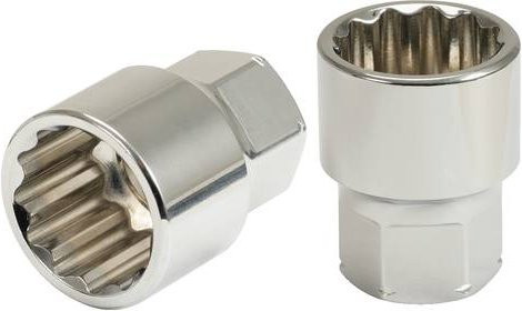 KS Tools GEARplus RINGSTOP-Stecknuss mit Bohrung, 18mm, Chrom-Vanadium, Silber - Bild 1
