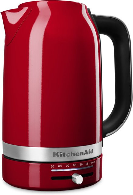 KitchenAid Wasserkocher Empire Rot mit Kalkfilter und 1,7 l Volumen - Bild 1