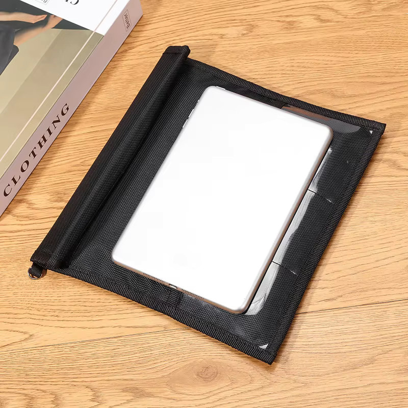 Faraday-Käfig Schutztasche zur Signalabschirmung für Handy, Autoschlüssel und Laptop in Schwarz, Größe 2 - Bild 5