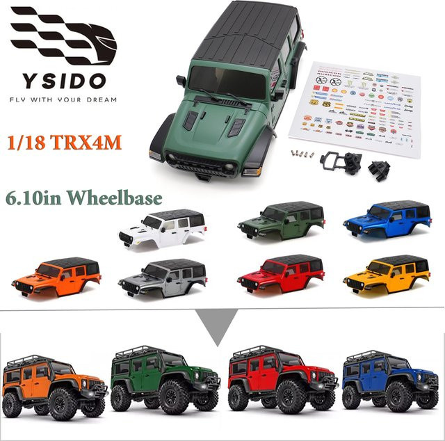 YSIDO Hardtop Körper Shell Kit, 1:18, Weiß, Kunststoff, Zubehör - Bild 1