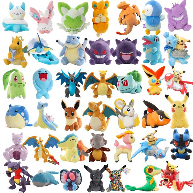 Aoger Pokémon Plüschtier, Bunt / Mehrfarbig - Bild 1