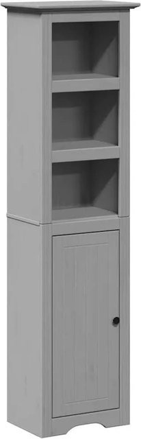vidaXL Badschrank BODO in Grau mit Türen und offenen Regalen, B/T/H: 44 x 30 x 160 cm - Bild 1