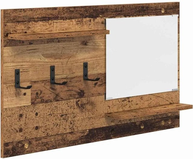 vidaXL Wandmontierter Nachttisch aus Holzwerkstoff in Braun, B/H/T: 90 x 50 x 10 cm - Bild 1