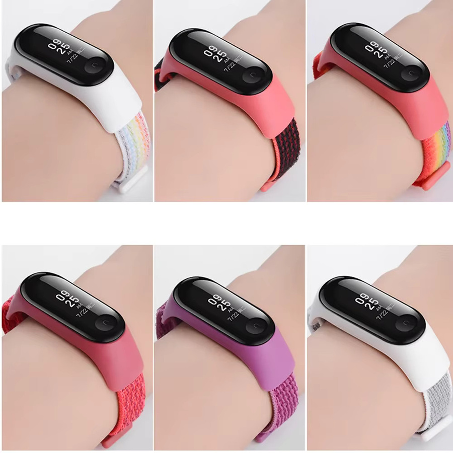 NEY Uhrenarmband Nylon, Bunt, Unisex, für Xiaomi Mi Band - Bild 4