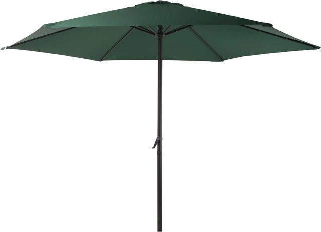 DELUKE Sonnenschirm THOMAS in Grün aus Polyester mit Stahlgestell, Durchmesser: 300 cm - Bild 1