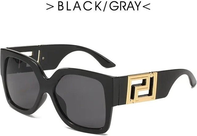 Aoseides Sonnenbrille, quadratisch, Vollrand, Kunststoff, Unisex, schwarz, rot - Bild 1