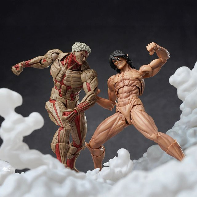 Kaiyodo Attack on Titan Eren Jaeger Amazing Yamaguchi Der Gepanzerte Titan, Actionfigur - Bild 1