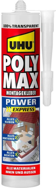UHU Poly Max Montagekleber MS-Polymer transparent 300 g - Bild 1