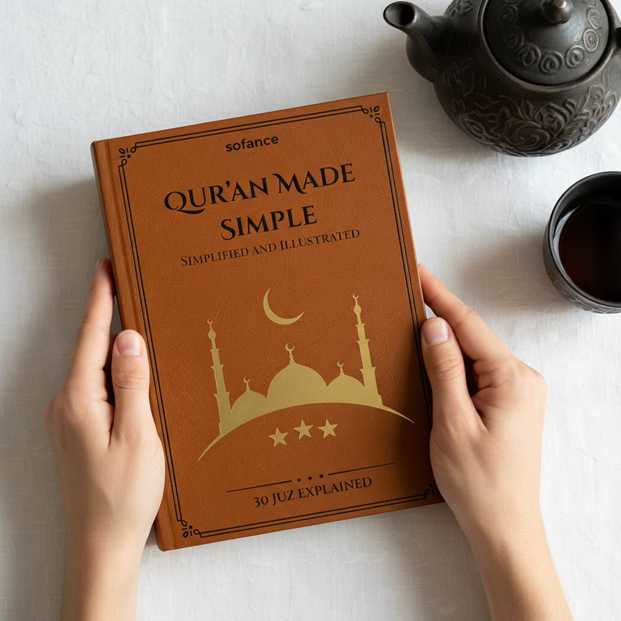 Illustrierter Koran-Lernplaner mit visuellen Diagrammen und strukturiertem Lernplan für die religiöse Bildung aus Papier - Bild 3