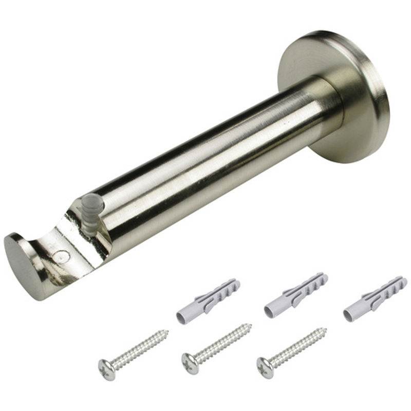 LIEDECO Gardinenstangen-Träger aus Metall in Silber für Stangen mit Ø 20 mm - Bild 2