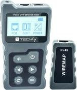 Techly Professioneller PoE-RJ45-Tester in Grau (I-CT-PRO-POECK) - Bild 1