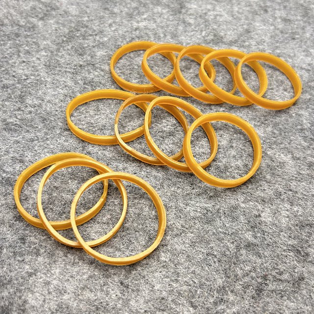 100 Stück elastische Gummibänder für Bürobedarf und täglichen Gebrauch - Bild 1