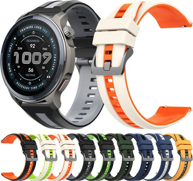 Smartwatch-Armband Silikon, 22 mm, Unisex - Bild 1