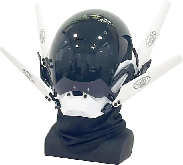 JAUPTO Punk-Maske, Zubehör, Schwarz - Bild 1