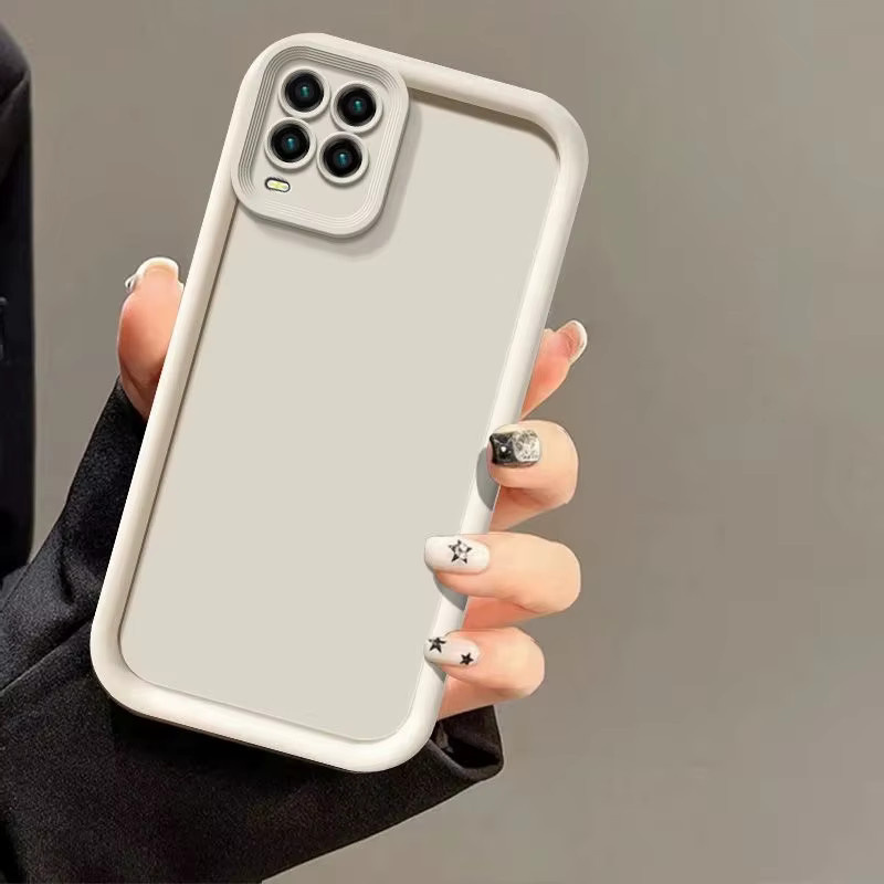 Luxus Candy Matte Soft Cover für OPPO A54 4G und A55 4G in Schwarz - Bild 3