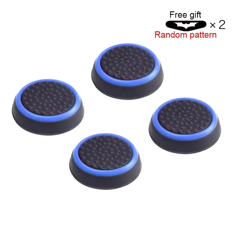 DATA FROG Silikon-Daumenstick-Griffkappen für PS5, PS4, PS3, PS2 und Xbox in Grün und Multicolour als rutschfeste Joystick-Abdeckung - Bild 2