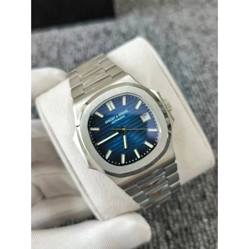 Specht&Sohne Armbanduhr, Automatik, Edelstahl, Weiß, Saphirglas, Herren - Bild 2