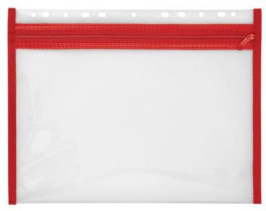 Veloflex Velobag XS Reißverschlusstasche im DIN A4 Format, rot - Bild 1
